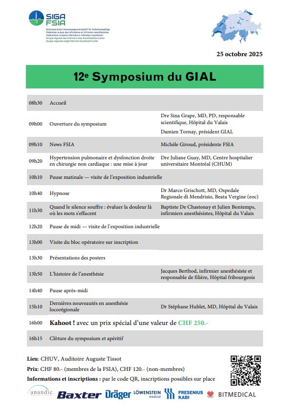 SIGA-FSIA, 12e symposium du GIAL
