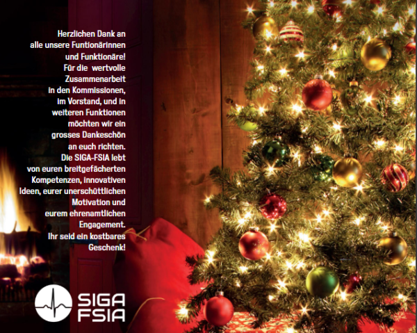 SIGA-FSIA, Öffnungszeiten Weihnachten / Neujahr